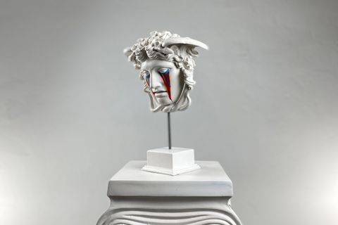 MEDUSA COLORING POP ART DEKORATİF ROMA YUNAN HEYKELLERİ