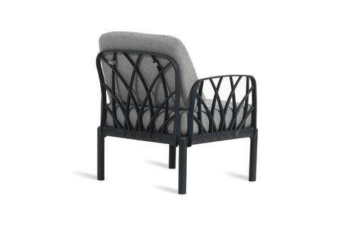 GARDA MODÜLER SOFA ÜÇLÜ SET BAHÇE OTURMA GRUBU, ANTRASİT