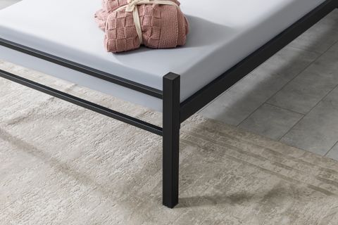 EVGER METAL KARYOLA, K90, SİYAH, 90X200