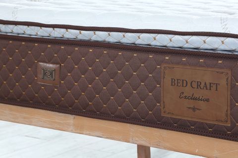 BEDCRAFT PASCHA VIP AQUA FERMUARLI PEDLİ FULL YAYLI TEK KİŞİLİK YATAK, 120X200