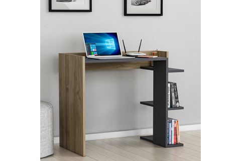 LAGOMOOD RUBY ÇALIŞMA MASASI, ANTRASİT CEVİZ