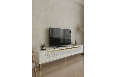 MEYRA TV SEHPASI, BEYAZ GOLD, 180 CM, TSA1805BG