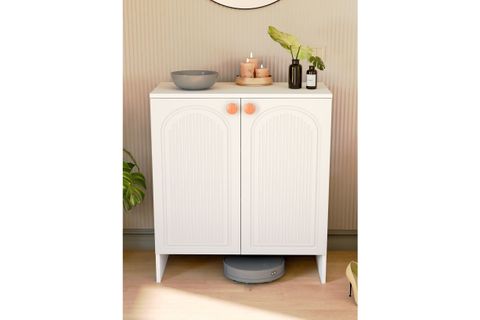 BOHA BOHEM MDF MEMBRAN KAPAKLI ÇOK AMAÇLI DOLAP, BEYAZ