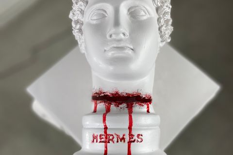 HERMES CUT THROAT POP ART DEKORATİF ROMA YUNAN HEYKELLERİ, HE057