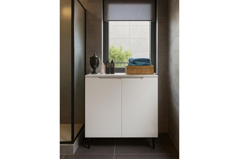 OLİE 2 KAPAKLI ERZAK KİLER DOLABI, BEYAZ, 90 CM