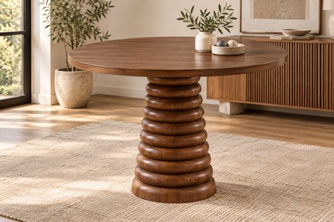 CLASS KONİK MUTFAK MASASI, CEVİZ, 80 CM