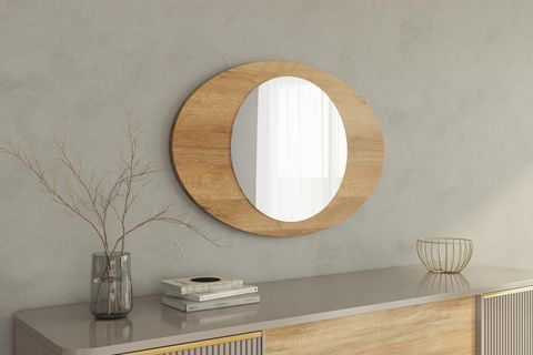 OBBLE DEKORATİF DRESUAR AYNASI, NATURAL