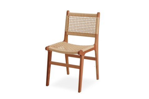 TİBER HAZERANLI AHŞAP NATURAL SANDALYE