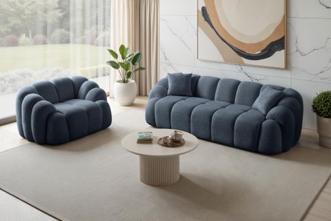 CALİFORNİA KOLTUK TAKIMI, LACİVERT