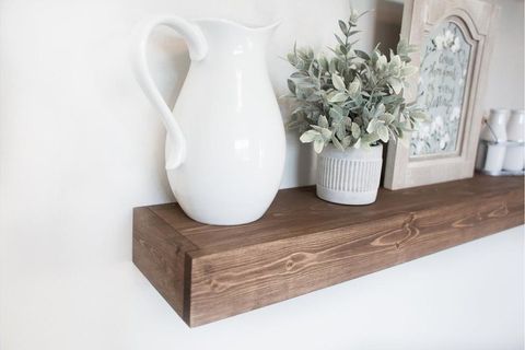 OTTOIDEA AHŞAP DUVAR RAFI, CEVİZ