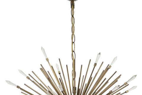LAMPALUCE RİCCİO2 DOKUZLU TAŞLI SARKIT AVİZE 60CM,ESKİTME SARI