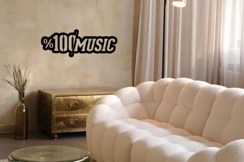 MUSIC LAZER KESİM TABLO, 59X26