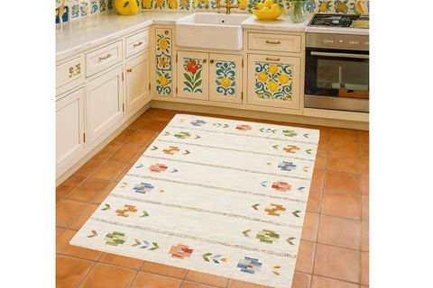MODERN ANADOLU HALI, DOKUMA TABAN HALI, 343 YNG, 60X120 CM