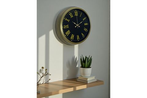 VİNTAGE ROMA RAKAMLI DUVAR SAATİ 40 CM