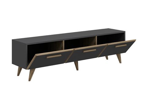 CARA SOFT KAPAKLI TV ÜNİTESİ ANTRASİT