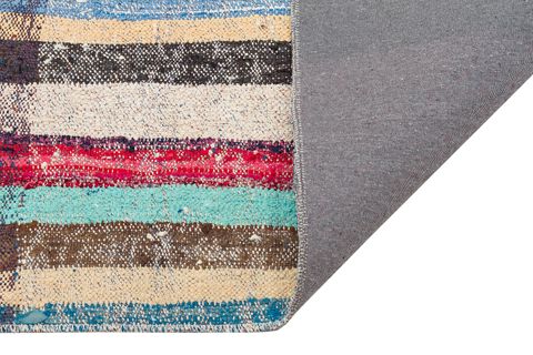 MUTEŞEM EL DOKUMA ÇİZGİLI VINTAGE KİLİM 80X150