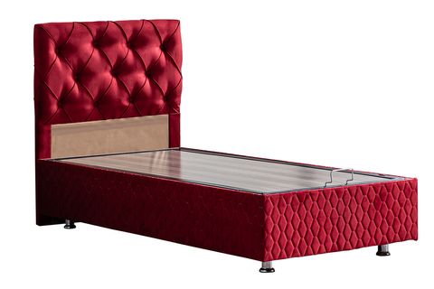 VİTA NEW BAZA BAŞLIK VE COMFORT YATAK SETİ, BORDO, 90X190