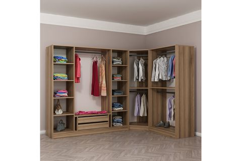 MİNAR KALE GARDIROP 9,  7 KAPAKLI,  ANTRASİT