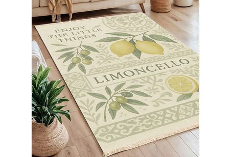 LİMONCELLO BASKILI DOKUMA TABAN HALI, 273 YNG, 80X200  CM