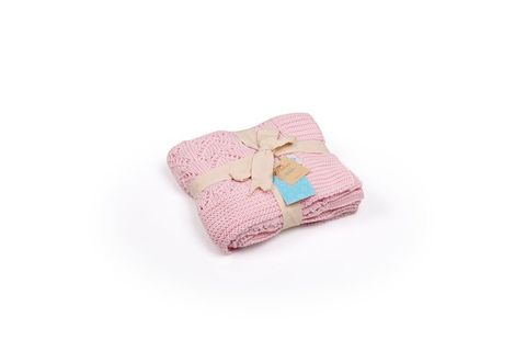 BETİRES HOME ÖRGÜ BEBEK BATTANİYESİ, PEMBE, BB16006