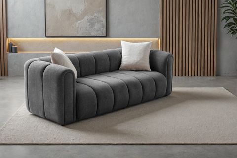 OSLO ÜÇLÜ KOLTUK, ANTRASİT