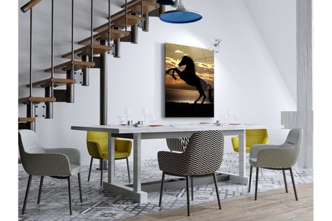 GLASS ART CONCEPT AT SİLÜETİ CAM TABLO, 50X70