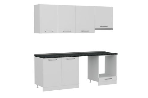 MİNAR 220 CM MUTFAK DOLABI BEYAZ 220 B14