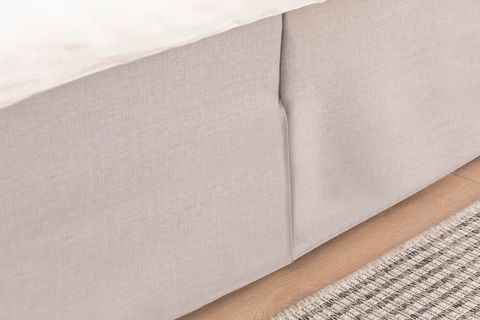 LUNA SAGE BAZA VE BAŞLIK SETİ, AÇIK GRİ,160X200