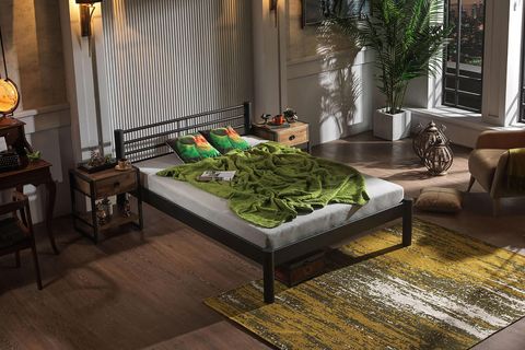 ASOS S METAL KARYOLA, SİYAH, 120X200