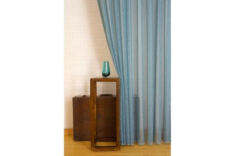 MASSARELLİ KETEN TÜL DENİZ RENGİ 1-3 SIK PİLE 100X260