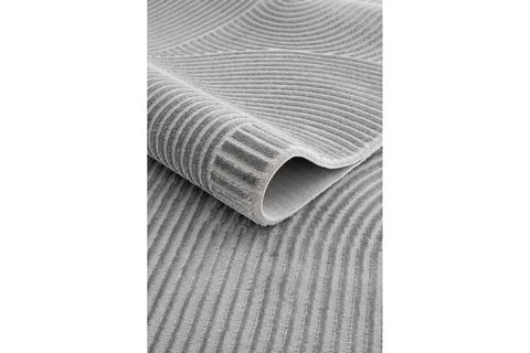 FARAHAN GRİ GEOMETRİK DESENLİ HALI A0861A, 60X100
