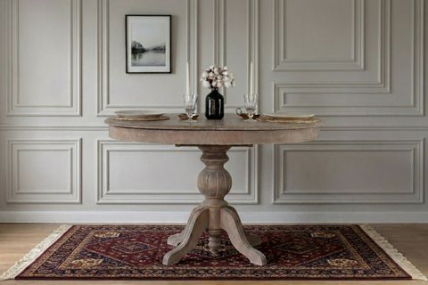 ORLANDO OVAL MASA TAKIMI, ESKİTME RENGİ, 80X120 CM