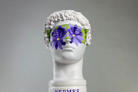 HERMES BLOOM POP ART DEKORATİF ROMA YUNAN HEYKELLERİ