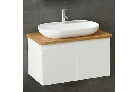 NİKA BANYO DOLABI ALT 85CM AS2K TZG BEYAZ