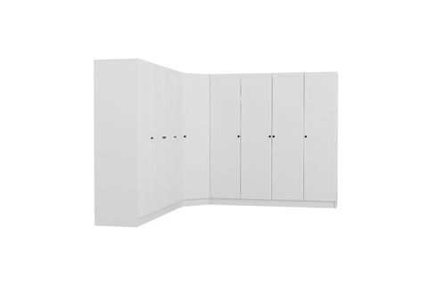 KALE MENTEŞELİ DOLAP 121, 6+ KAPAKLI BEYAZ 190 CM