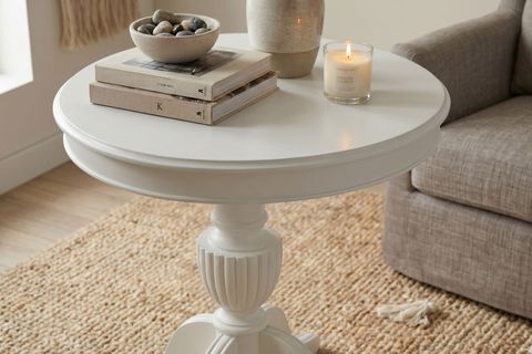 BRAYDEN MODERN MİNİMALİST SEHPA, MAT LAKE BEYAZ