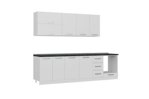 MİNAR RÜYA 280 CM MUTFAK DOLABI BEYAZ 280-B6