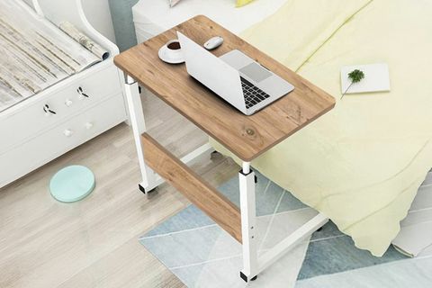 YÜKSEKLİK AYARLI LAPTOP SEHPASI, ATLANTİK ÇAM BEYAZ, 70X40