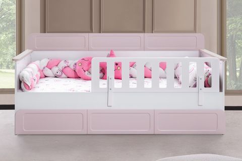 MİRA YAVRULU MONTESSORİ KARYOLA, PEMBE