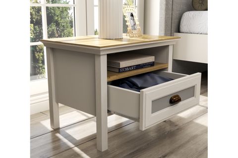 VALENA KOMODİN, 1 ÇEKMECELİ VE RAFLI