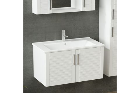 VERA BANYO DOLABI AS2K80, BEYAZ, 85CM