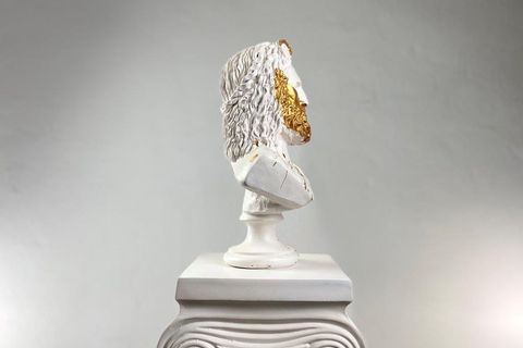 ZEUS GOD BUT GOLD POP ART DEKORATİF ROMA YUNAN HEYKELLERİ
