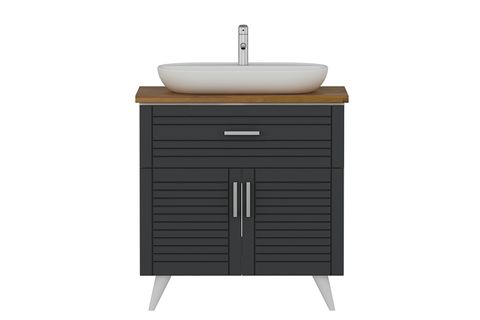 VERA BANYO DOLABI ALT 85CM AY2K1Ç TZG BEYAZ ANTRASİT