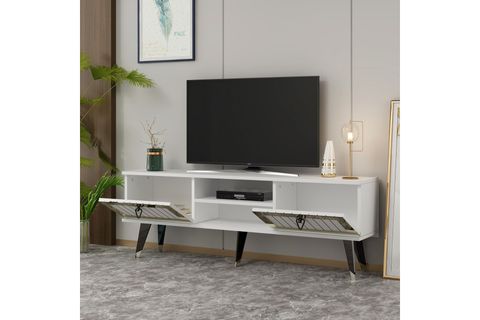 LİDYACT TV STANDI, BEYAZ ALTIN
