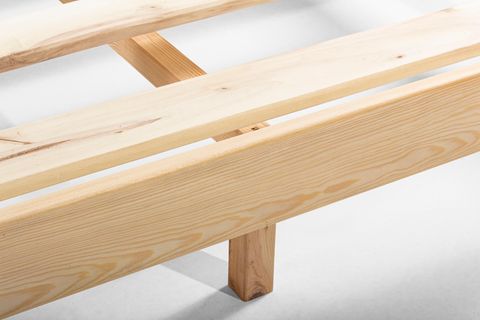 ALP SOFT VERNİKSİZ MASİF KARYOLA, 200X200