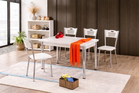 SMART MASA, BEYAZ KROM, 70X110