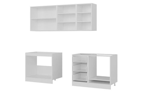MİNAR 255 CM MUTFAK DOLABI BEYAZ 255 B14