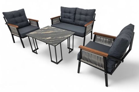 MESA İKİLİ METAL BAHÇE OTURMA TAKIMI
