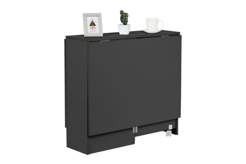 SİLVİA KATLANIR YEMEK MASASI, SİYAH, 140X80