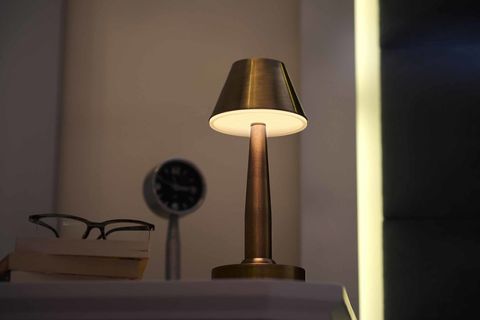 AVONNI LED MASA LAMBASI, METAL, ESKİTME KAPLAMA, 64006-E
